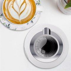 Washing Machines Home Electronic Uv Print Round Tile Coaster by Cowasu