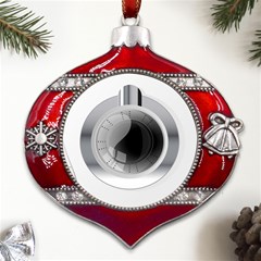 Washing Machines Home Electronic Metal Snowflake And Bell Red Ornament by Cowasu