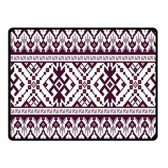 Illustration Ukrainian Folk Seamless Pattern Ornament Fleece Blanket (small) by Cowasu