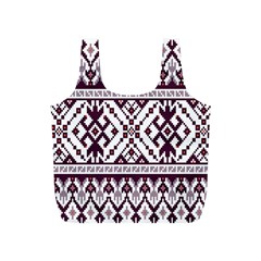 Illustration Ukrainian Folk Seamless Pattern Ornament Full Print Recycle Bag (S)