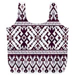 Illustration Ukrainian Folk Seamless Pattern Ornament Full Print Recycle Bag (XL) Front