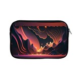 Fire Flame Burn Hot Heat Light Burning Orange Apple MacBook Pro 13  Zipper Case Front