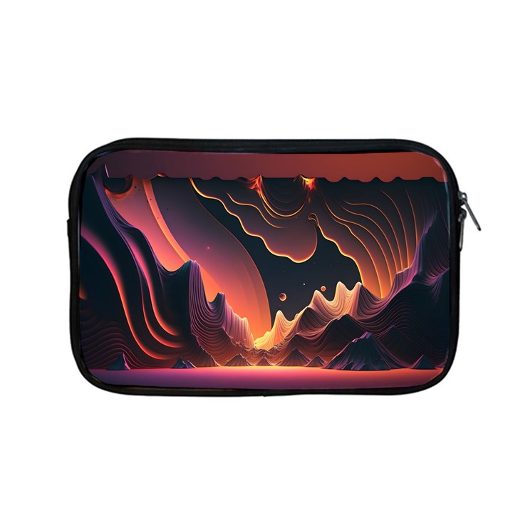 Fire Flame Burn Hot Heat Light Burning Orange Apple MacBook Pro 13  Zipper Case