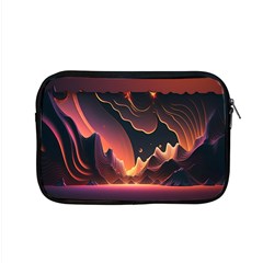 Fire Flame Burn Hot Heat Light Burning Orange Apple Macbook Pro 15  Zipper Case by Cowasu