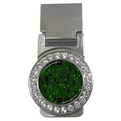 Circuit Board Conductor Tracks Money Clips (cz)  by Cowasu