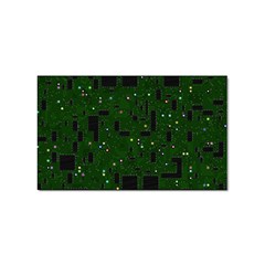 Circuit Board Conductor Tracks Sticker (rectangular)