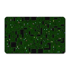 Circuit Board Conductor Tracks Magnet (rectangular) by Cowasu