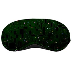 Circuit Board Conductor Tracks Sleeping Mask by Cowasu