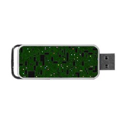 Circuit Board Conductor Tracks Portable Usb Flash (two Sides) by Cowasu