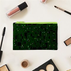 Circuit Board Conductor Tracks Cosmetic Bag (xs) by Cowasu