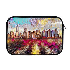 New York Skyline Manhattan City Apple Macbook Pro 17  Zipper Case by Cowasu