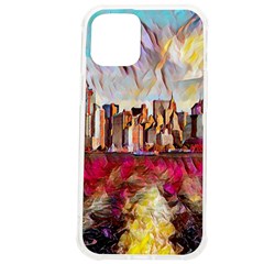 New York Skyline Manhattan City Iphone 12 Pro Max Tpu Uv Print Case by Cowasu