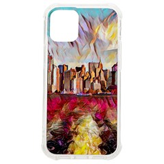 New York Skyline Manhattan City Iphone 12 Mini Tpu Uv Print Case	 by Cowasu