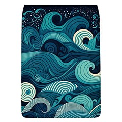 Waves Ocean Sea Abstract Whimsical Abstract Art Removable Flap Cover (l) by Cowasu