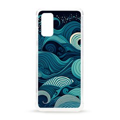 Waves Ocean Sea Abstract Whimsical Abstract Art Samsung Galaxy S20 6 2 Inch Tpu Uv Case by Cowasu