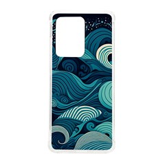 Waves Ocean Sea Abstract Whimsical Abstract Art Samsung Galaxy S20 Ultra 6 9 Inch Tpu Uv Case