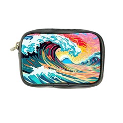 Ai Generated Waves Ocean Sea Tsunami Nautical Blue Sea (2) Coin Purse by Cowasu