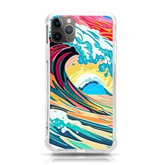 Ai Generated Waves Ocean Sea Tsunami Nautical Blue Sea (2) Iphone 11 Pro Max 6 5 Inch Tpu Uv Print Case by Cowasu