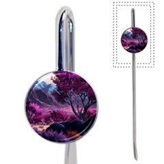 Landscape Landscape Painting Purple Purple Trees Book Mark by Cowasu