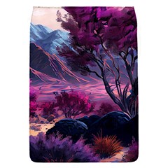 Landscape Landscape Painting Purple Purple Trees Removable Flap Cover (s) by Cowasu