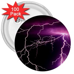 Storm Flashlight Space Nature 3  Buttons (100 Pack)  by Cowasu