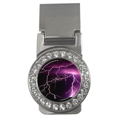 Storm Flashlight Space Nature Money Clips (cz)  by Cowasu