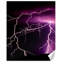 Storm Flashlight Space Nature Canvas 16  X 20  by Cowasu