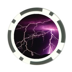 Storm Flashlight Space Nature Poker Chip Card Guard (10 Pack) by Cowasu