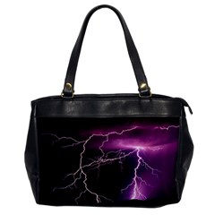 Storm Flashlight Space Nature Oversize Office Handbag by Cowasu