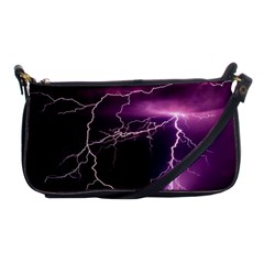 Storm Flashlight Space Nature Shoulder Clutch Bag by Cowasu