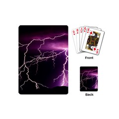 Storm Flashlight Space Nature Playing Cards Single Design (mini) by Cowasu