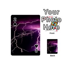 Storm Flashlight Space Nature Playing Cards 54 Designs (mini) by Cowasu