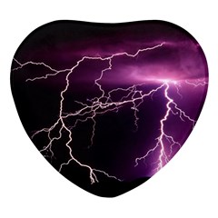 Storm Flashlight Space Nature Heart Glass Fridge Magnet (4 Pack)