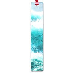 Ai Generated Waves Ocean Sea Tsunami Nautical Blue Sea Large Book Marks by Cowasu