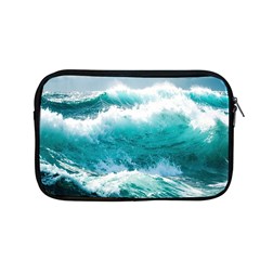 Ai Generated Waves Ocean Sea Tsunami Nautical Blue Sea Apple Macbook Pro 13  Zipper Case by Cowasu