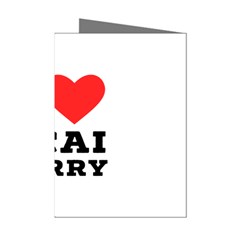 I Love Acai Berry Mini Greeting Cards (pkg Of 8) by ilovewhateva