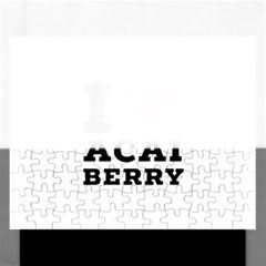 I Love Acai Berry Rectangular Jigsaw Puzzl by ilovewhateva