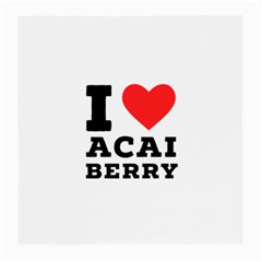 I Love Acai Berry Medium Glasses Cloth (2 Sides) by ilovewhateva