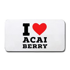 I Love Acai Berry Medium Bar Mat by ilovewhateva