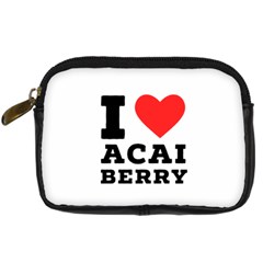 I Love Acai Berry Digital Camera Leather Case by ilovewhateva