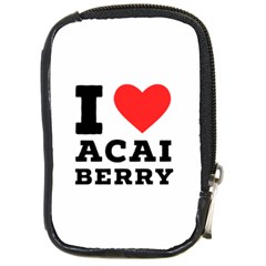 I Love Acai Berry Compact Camera Leather Case by ilovewhateva