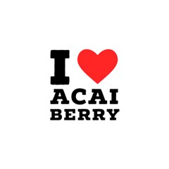 I Love Acai Berry Play Mat (square) by ilovewhateva