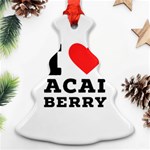 I love acai berry Christmas Tree Ornament (Two Sides) Front