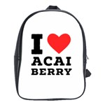 I love acai berry School Bag (XL) Front