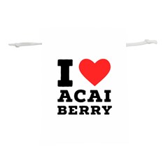 I Love Acai Berry Lightweight Drawstring Pouch (m) by ilovewhateva