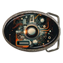 Illustrations Technology Robot Internet Processor Belt Buckles by Cowasu