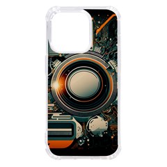 Illustrations Technology Robot Internet Processor Iphone 14 Pro Tpu Uv Print Case by Cowasu