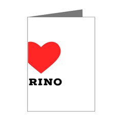 I Love Pecorino  Mini Greeting Card by ilovewhateva