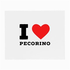 I Love Pecorino  Small Glasses Cloth by ilovewhateva