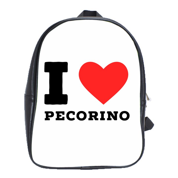 I love pecorino  School Bag (XL)